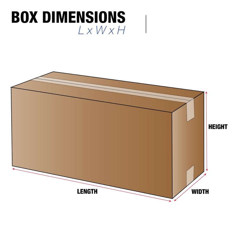 TAPE LOGIC 8x4x4 Long Corrugated Boxes, Long, 8L x 4W x 4H, Pack of 25 | Shipping, Packaging, Moving, Storage Box for Home or Business, Strong Wholesale Bulk Boxes - Image 2